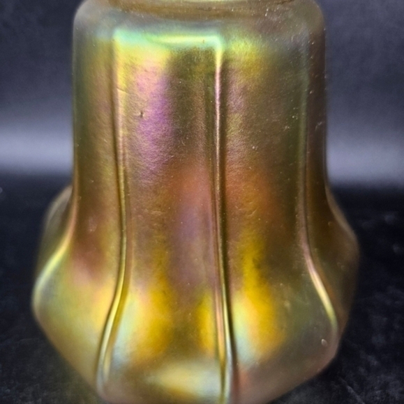 Vintage/antique‎ ribbed Steuben lampshade - Picture 5 of 8